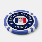 Cedar Rapids Iowa Poker Chips (Enkel)