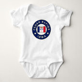Cedar Rapids Iowa Romper (Voorkant)