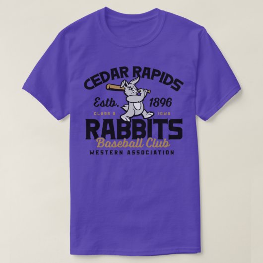 Cedar Rapids Konijnen T-shirt (Design voorkant)