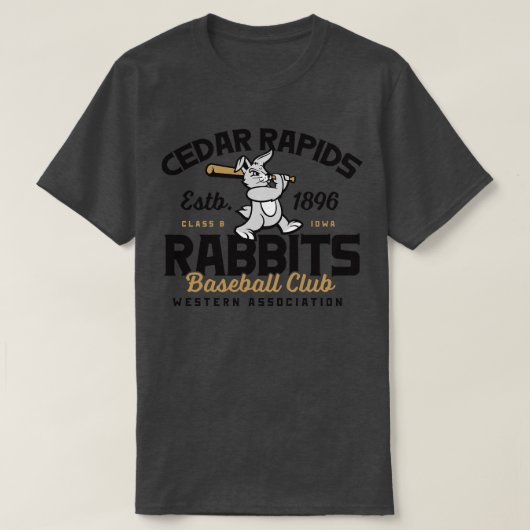 Cedar Rapids Konijnen T-shirt (Design voorkant)