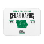 Cedar Rapids Magneet (Horizontaal)