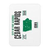 Cedar Rapids Magneet (Verticaal)