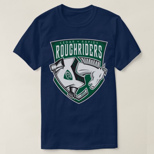Cedar Rapids RoughRiders T-shirt (Design voorkant)