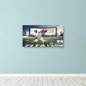 Cedar Rapids Titans #4 Davien Atkinson Poster Canvas Afdruk (Insitu (Houten vloer))