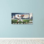 Cedar Rapids Titans #4 Davien Atkinson Poster Canvas Afdruk (Insitu (Houten vloer))