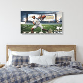 Cedar Rapids Titans #4 Davien Atkinson Poster Canvas Afdruk (Insitu (Slaapkamer))