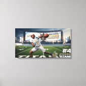 Cedar Rapids Titans #4 Davien Atkinson Poster Canvas Afdruk (Voorkant)