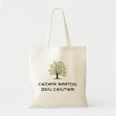 Cedar Rapids Zen Center canvas tas (Voorkant)