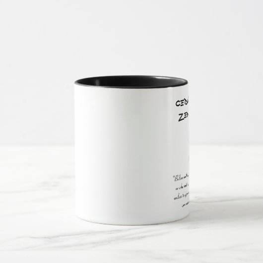 Cedar Rapids Zen Center mok Boeddha citaat (Midden)