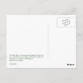 Cedar River Beach Briefkaart (Achterkant)