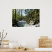 Cedar Run op White Oak Canyon Poster (Keuken)