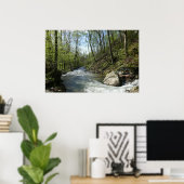 Cedar Run op White Oak Canyon Poster (Thuiskantoor)