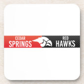 Cedar Springs Red Hawks #3 Bier Onderzetter (Voorkant)
