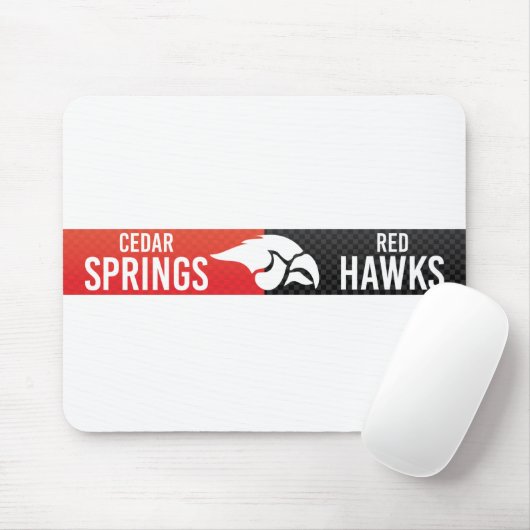 Cedar Springs Red Hawks #3 Muismat (Met muis)