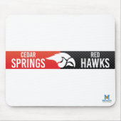 Cedar Springs Red Hawks #3 Muismat (Voorkant)