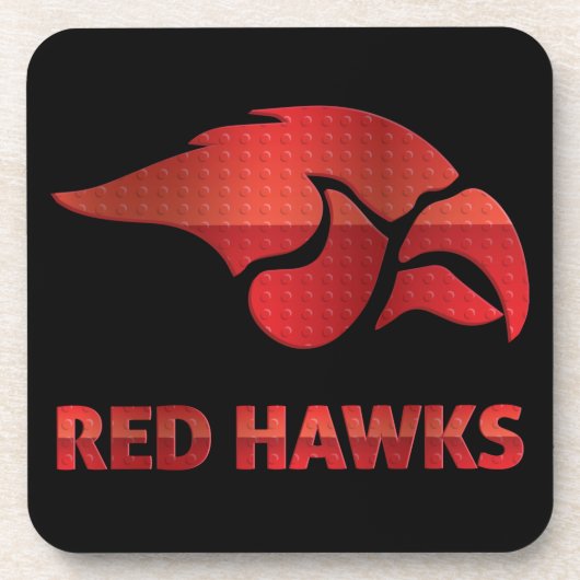 Cedar Springs Red Hawks #5 Bier Onderzetter (Voorkant)
