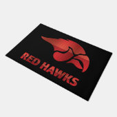 Cedar Springs Red Hawks #5 Deurmat (Schuin)