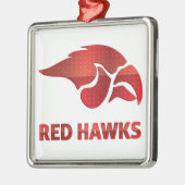 Cedar Springs Red Hawks #5 Metalen Ornament (Links)