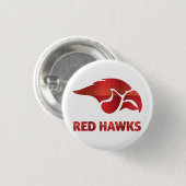 Cedar Springs Red Hawks #5 Ronde Button 3,2 Cm (Voorkant /achterkant)