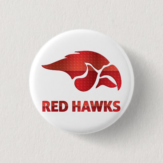 Cedar Springs Red Hawks #5 Ronde Button 3,2 Cm (Voorkant)