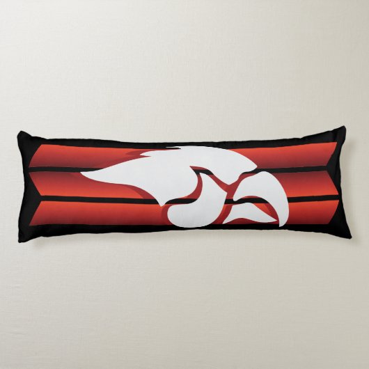 Cedar Springs Red Hawks #6 Lichaamskussen (Achterkant)