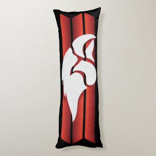 Cedar Springs Red Hawks #6 Lichaamskussen (Achterkant (Verticaal))