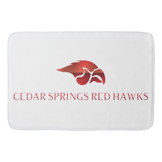 Cedar Springs Red Hawks #7 Badmat (Voorkant)