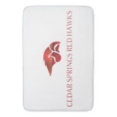 Cedar Springs Red Hawks #7 Badmat (Voorkant Verticaal)