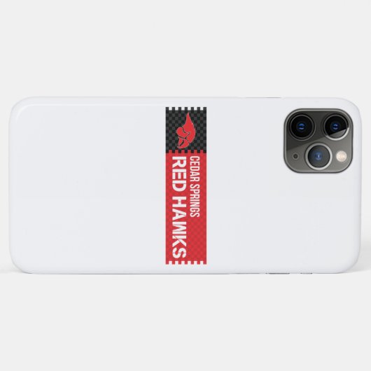 Cedar Springs Red Hawks Case-Mate iPhone Case (Achterkant (horizontaal))
