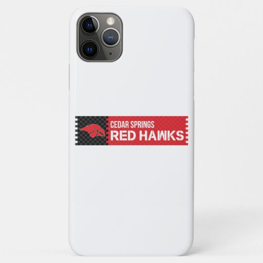 Cedar Springs Red Hawks Case-Mate iPhone Case (Achterkant)
