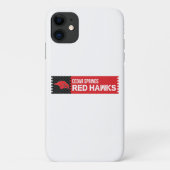 Cedar Springs Red Hawks Case-Mate iPhone Case (Achterkant)