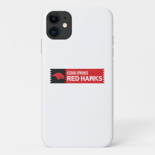 Cedar Springs Red Hawks Case-Mate iPhone Case