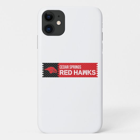 Cedar Springs Red Hawks Case-Mate iPhone Case (Achterkant)