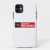 Cedar Springs Red Hawks Case-Mate iPhone Case (Achterkant)