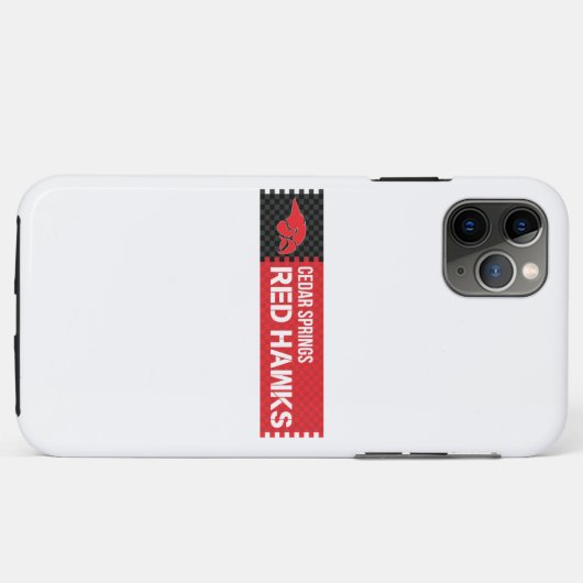 Cedar Springs Red Hawks Case-Mate iPhone Case (Achterkant (horizontaal))