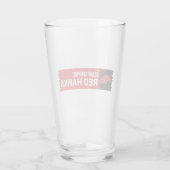 Cedar Springs Red Hawks Glas (Achterkant)