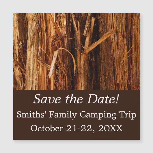 Cedar Textured Wooden Bark look (Voorkant)