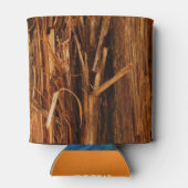 Cedar Textured Wooden Bark look Blikjeskoeler (Achterkant)