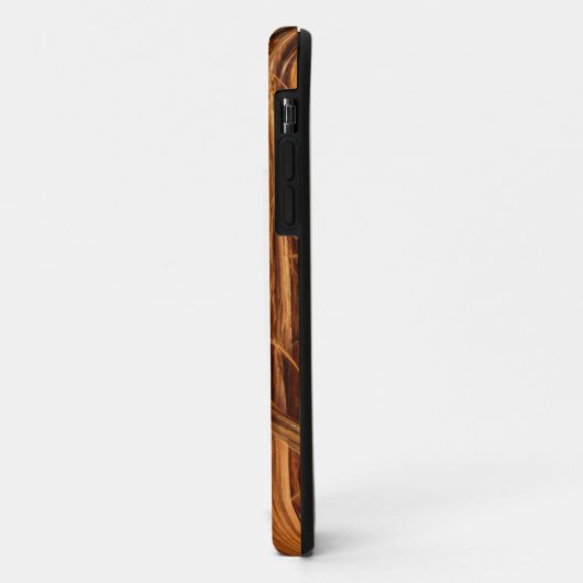 Cedar Textured Wooden Bark look Case-Mate iPhone Case (Achterkant/links)