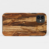 Cedar Textured Wooden Bark look Case-Mate iPhone Case (Achterkant (horizontaal))