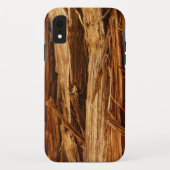 Cedar Textured Wooden Bark look Case-Mate iPhone Case (Achterkant)