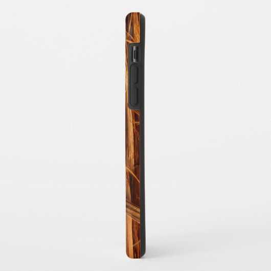 Cedar Textured Wooden Bark look Case-Mate iPhone Case (Achterkant/links)