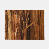 Cedar Textured Wooden Bark look Deurmat (Voorkant)