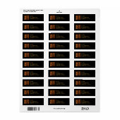 Cedar Textured Wooden Bark look Etiket (Full Sheet)