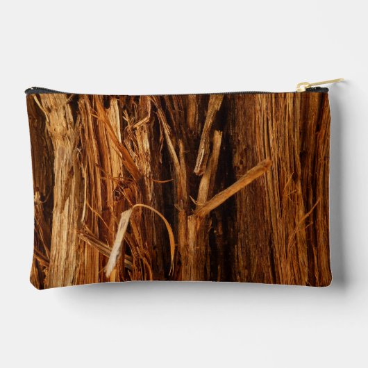 Cedar Textured Wooden Bark look Etui (Achterkant)