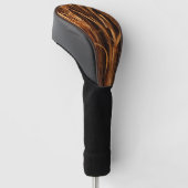 Cedar Textured Wooden Bark look Golfheadcover (Schuin)