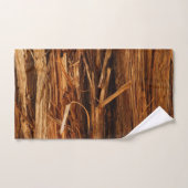 Cedar Textured Wooden Bark look Handdoek (Handdoek)