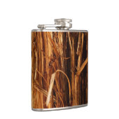 Cedar Textured Wooden Bark look Heupfles (Rechts)
