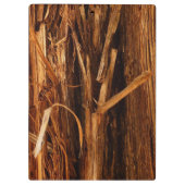 Cedar Textured Wooden Bark look Klembord (Achterkant)