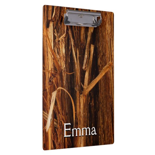 Cedar Textured Wooden Bark look Klembord (Rechts)